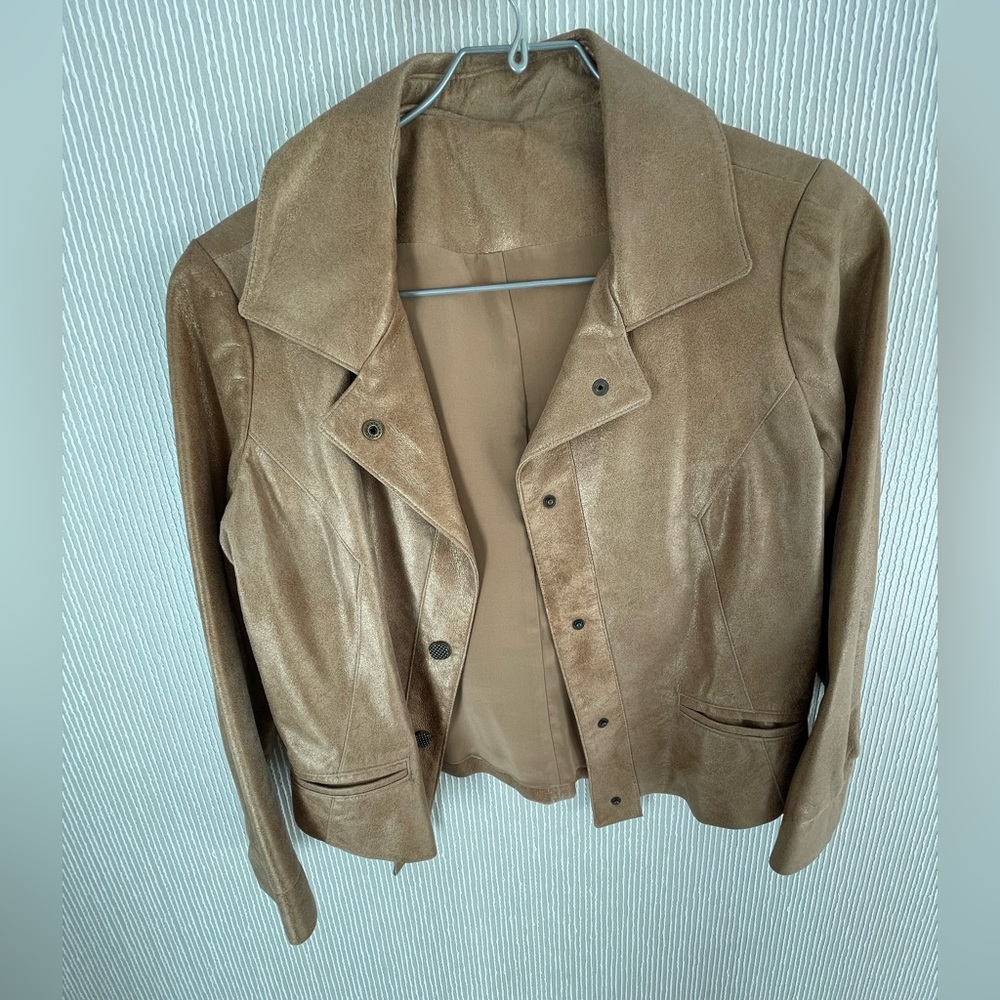 Arrow leather jacket